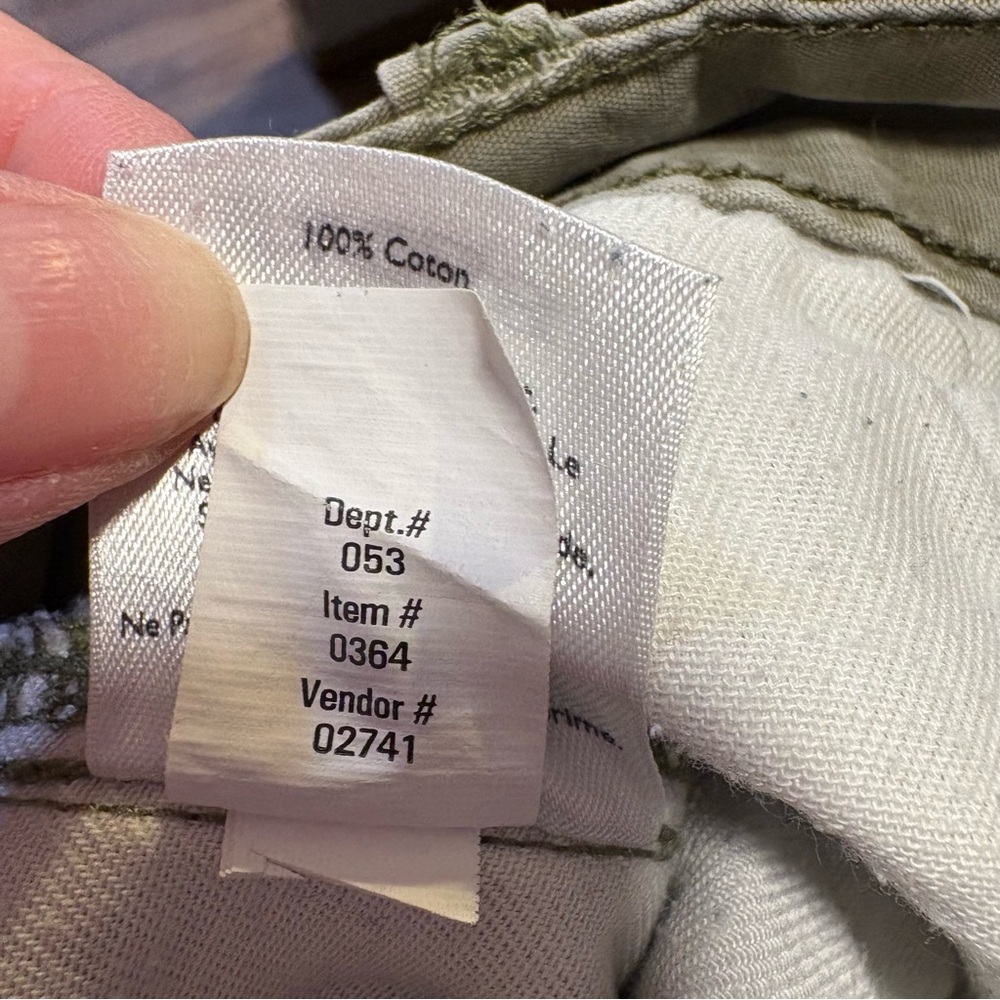 Eddie Bauer Men’s Olive Cargo Pants Utility Outdoor Workwear - Picture 10 of 11